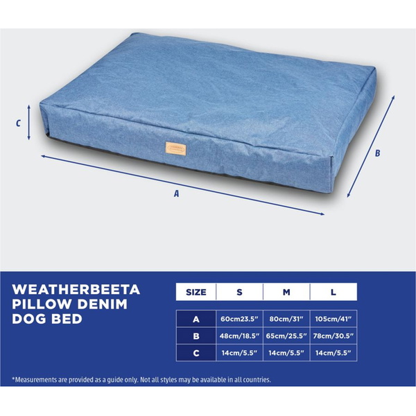 Weatherbeeta Kissen Hundebett 1001709003 - Denim